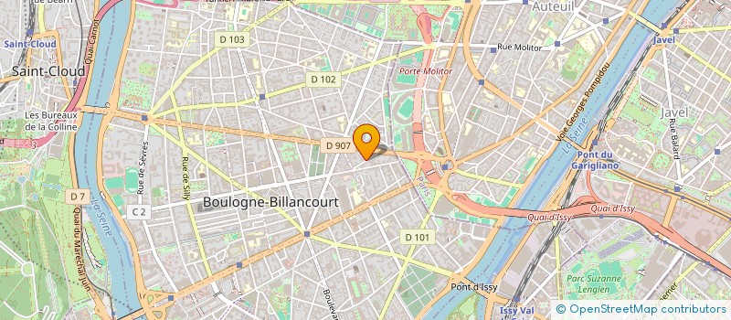 localisation de l'entreprise MADAME ANNE LENGAIGNE à BOULOGNE-BILLANCOURT