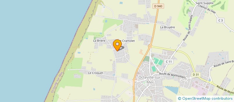 localisation de l'entreprise MADAME ANNE LENORMAND à OCTEVILLE-SUR-MER