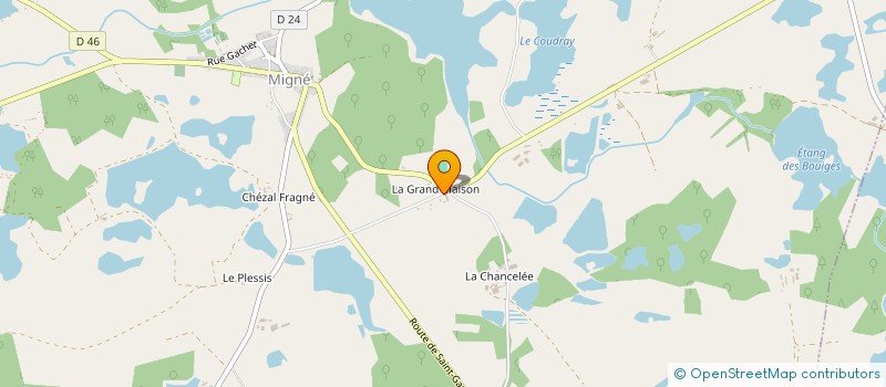 localisation de l'entreprise MADAME ANNE LEPRON à MIGNE