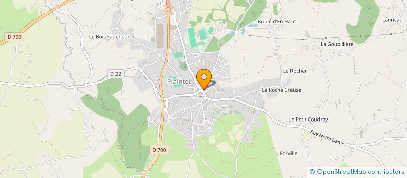 localisation de l'entreprise MADAME ANNE LEQUEN  PLAINTEL