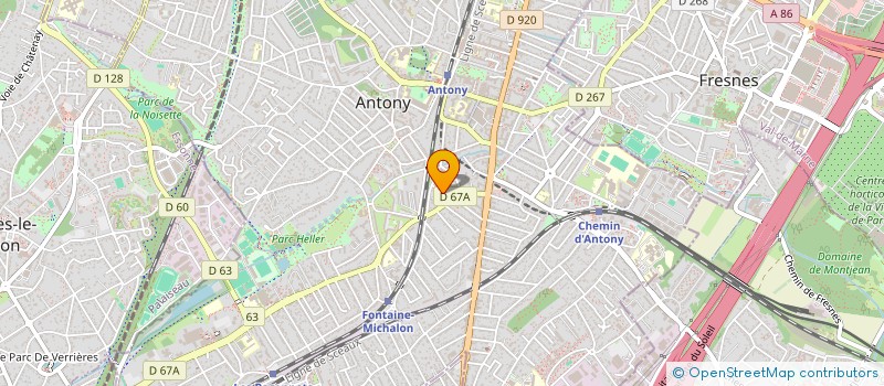 localisation de l'entreprise MADAME ANNE LERNOULD à ANTONY