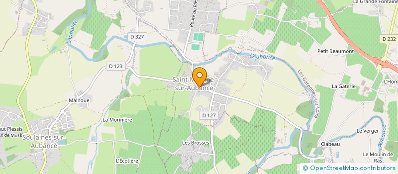 localisation de l'entreprise MADAME ANNE LEROY à SAINT-MELAINE-SUR-AUBANCE