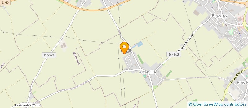 localisation de l'entreprise MADAME ANNE LESAGE  ACHEVILLE