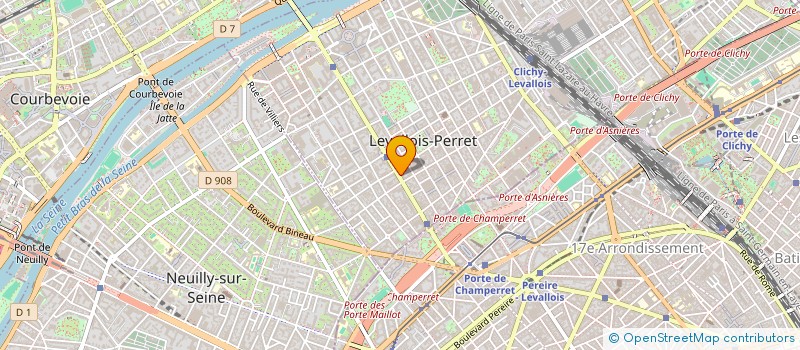 localisation de l'entreprise MADAME ANNE LESEGRETAIN à LEVALLOIS-PERRET