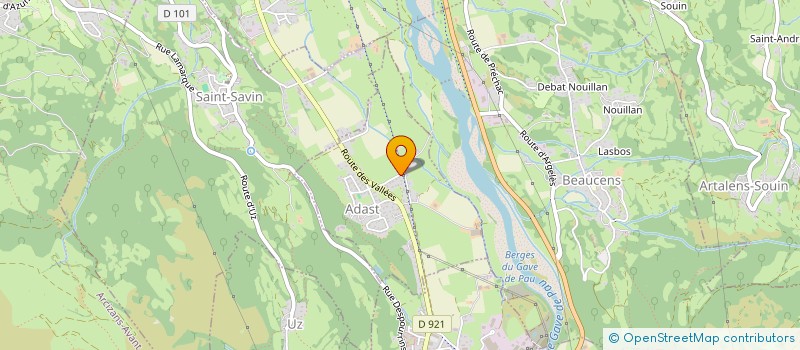 localisation de l'entreprise MADAME ANNE LESTERLE  ADAST