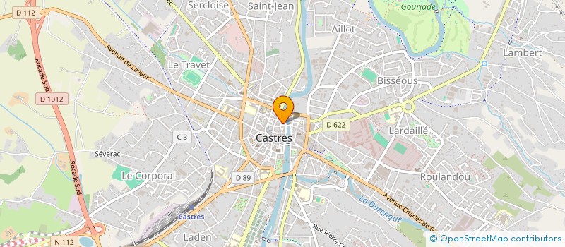 localisation de l'entreprise MADAME ANNE LETONA à CASTRES