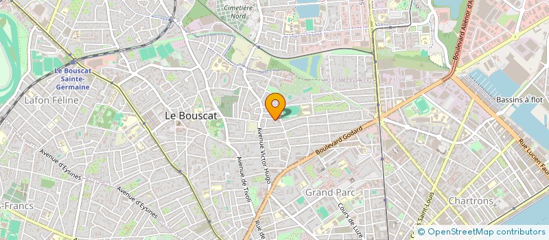 localisation de l'entreprise MADAME ANNE LETURCQ  LE BOUSCAT