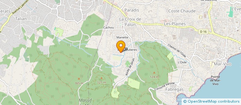 localisation de l'entreprise MADAME ANNE LEULLIER à LA SEYNE-SUR-MER