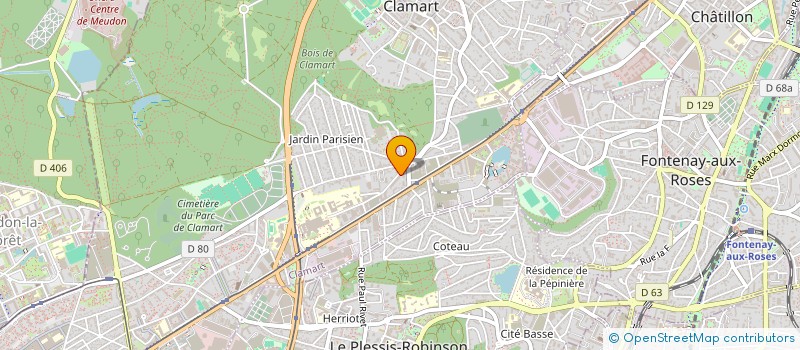 localisation de l'entreprise MADAME ANNE LEVISALLES à CLAMART