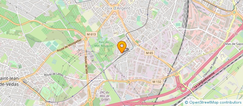 localisation de l'entreprise MADAME ANNE LHERMENIER  MONTPELLIER