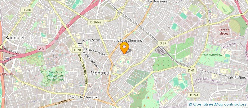 localisation de l'entreprise MADAME ANNE LIAUZUN à MONTREUIL