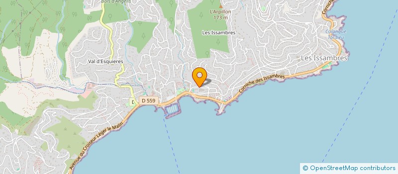 localisation de l'entreprise MADAME ANNE LICENSE  ROQUEBRUNE-SUR-ARGENS