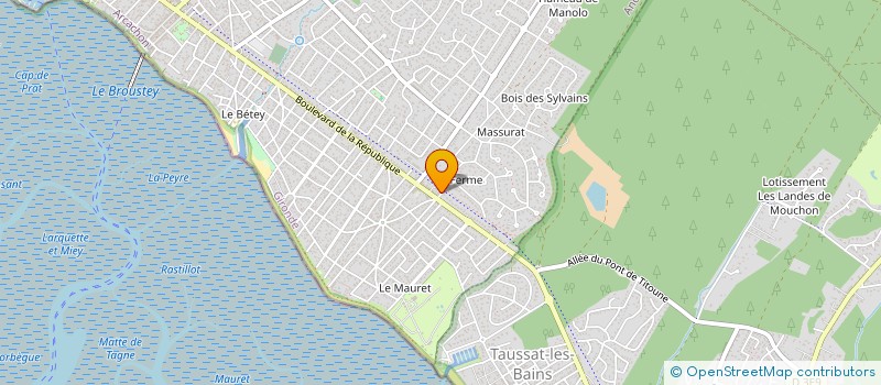 localisation de l'entreprise MADAME ANNE LIENARD  ANDERNOS-LES-BAINS