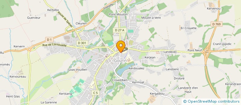 localisation de l'entreprise MADAME ANNE LIGAON  GOURIN