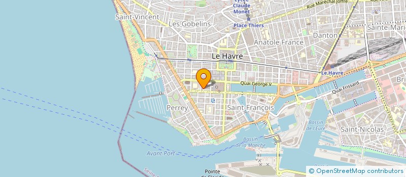 localisation de l'entreprise MADAME ANNE LIMBOUR  LE HAVRE