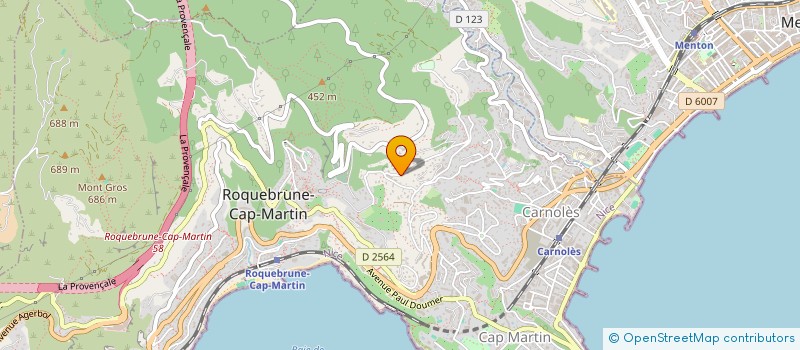 localisation de l'entreprise MADAME ANNE LIMEREZ à ROQUEBRUNE-CAP-MARTIN