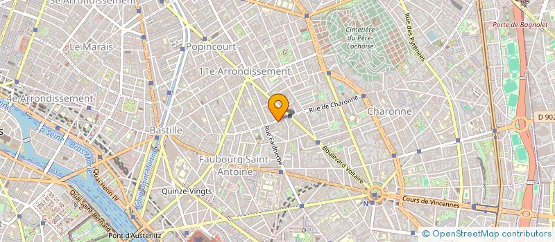 localisation de l'entreprise MADAME ANNE-LINE ROY  PARIS