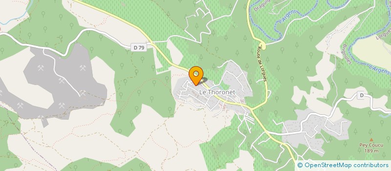 localisation de l'entreprise MADAME ANNE-LISE AIMAR  LE THORONET