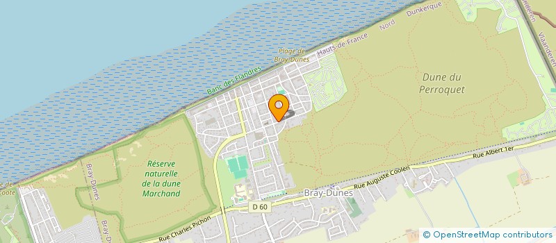 localisation de l'entreprise MADAME ANNE-LISE AMAZ  BRAY-DUNES