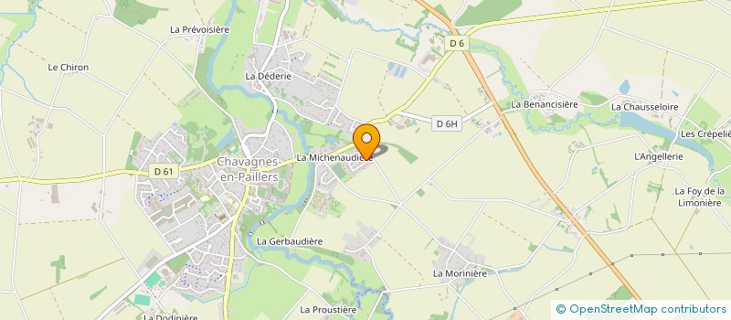 localisation de l'entreprise MADAME ANNE-LISE ARNOULD  CHAVAGNES-EN-PAILLERS