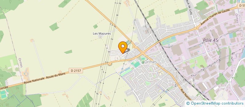localisation de l'entreprise MADAME ANNE-LISE BELLETESTE  ORMES