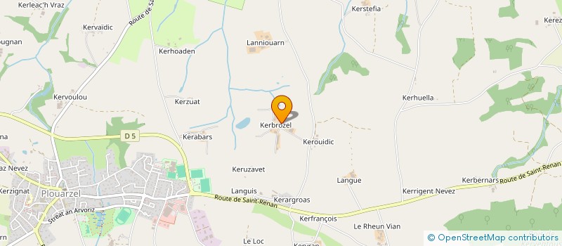 localisation de l'entreprise MADAME ANNE-LISE BESCOND  PLOUARZEL