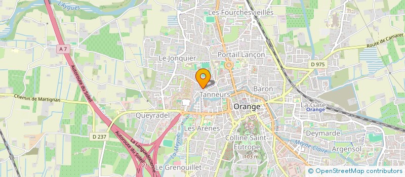 localisation de l'entreprise MADAME ANNE-LISE BLAISE à ORANGE