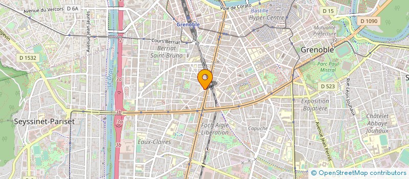 localisation de l'entreprise MADAME ANNE-LISE BOULLE  GRENOBLE