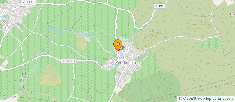 localisation de l'entreprise MADAME ANNE-LISE CELLIER  VENDEMIAN