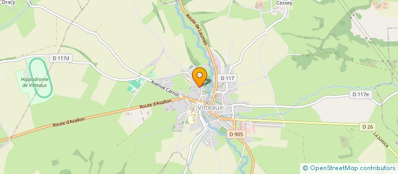 localisation de l'entreprise MADAME ANNE-LISE CHEVIILARD  VITTEAUX