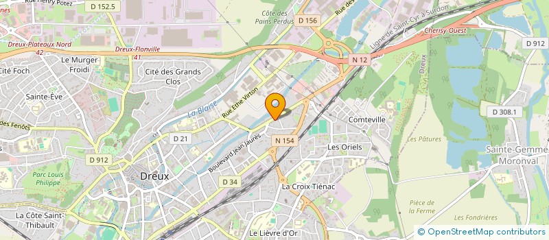 localisation de l'entreprise MADAME ANNE-LISE DAVID à DREUX