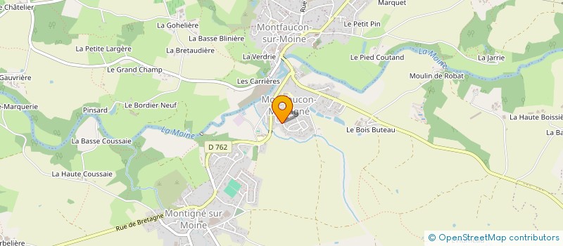 localisation de l'entreprise MADAME ANNE-LISE DAVISSEAU à SEVREMOINE