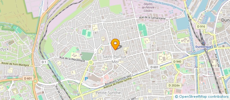 localisation de l'entreprise MADAME ANNE-LISE DEMONCHY à DUNKERQUE