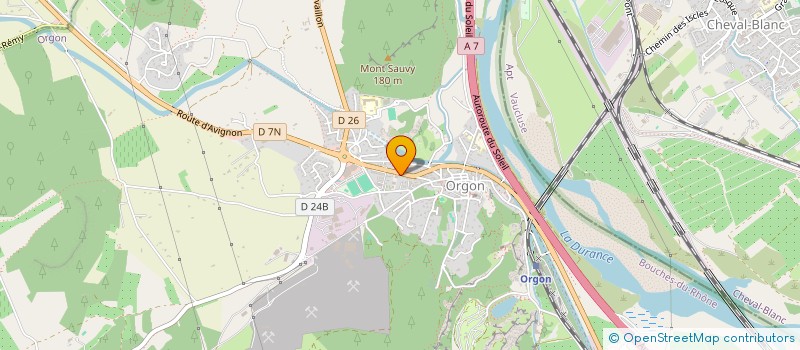 localisation de l'entreprise MADAME ANNE LISE DESJACQUOT  ORGON