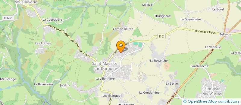 localisation de l'entreprise MADAME ANNE-LISE FAYOLLE  CHABANIERE