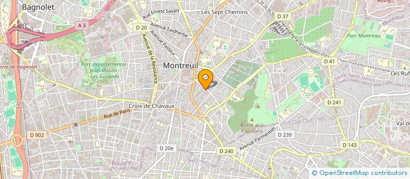 localisation de l'entreprise MADAME ANNE-LISE FRECCHIAMI à MONTREUIL