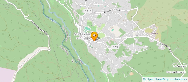 localisation de l'entreprise MADAME ANNE LISE GANIS à SAINT-CEZAIRE-SUR-SIAGNE
