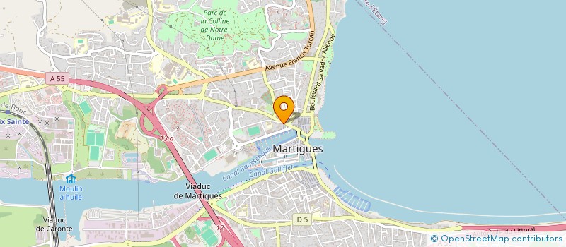 localisation de l'entreprise MADAME ANNE-LISE GESTIN à MARTIGUES