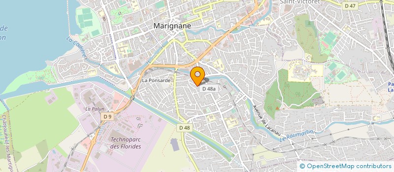 localisation de l'entreprise MADAME ANNE LISE GIAMBERTONE  SAINT-VICTORET