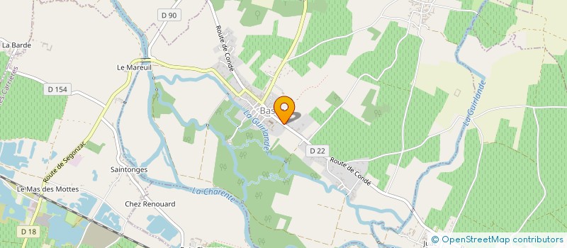 localisation de l'entreprise MADAME ANNE-LISE GIBERT  BASSAC