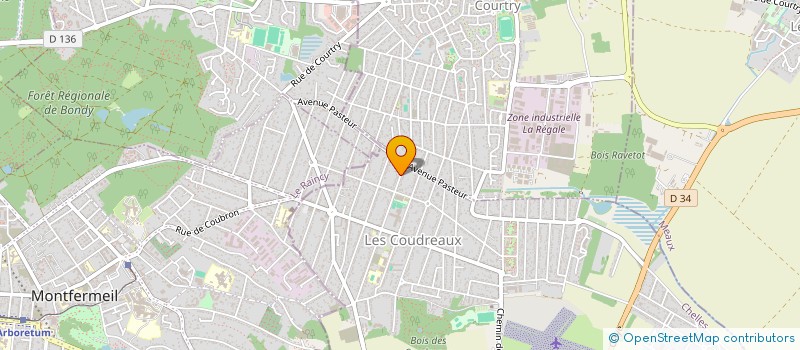 localisation de l'entreprise MADAME ANNE-LISE GILBERT  CHELLES