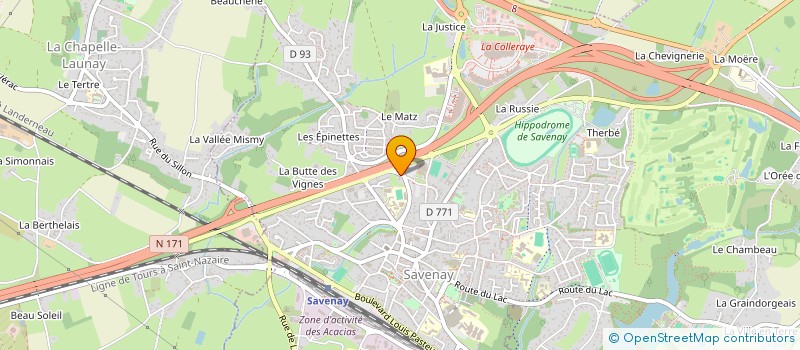 localisation de l'entreprise MADAME ANNE-LISE GIQUELLO  SAVENAY