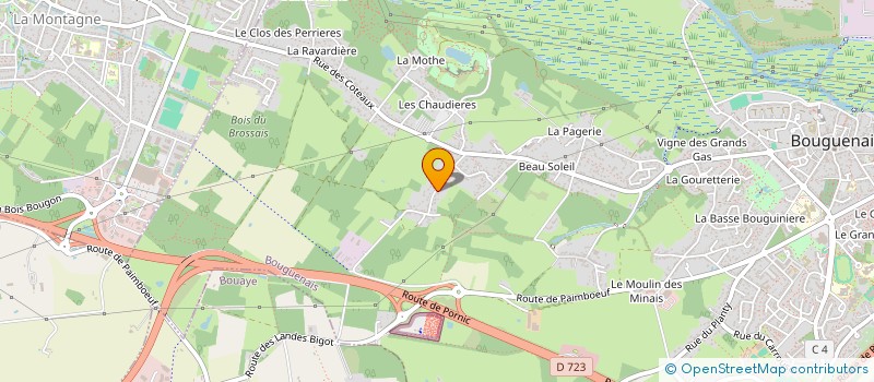 localisation de l'entreprise MADAME ANNE-LISE GUERIN  BOUGUENAIS