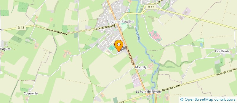 localisation de l'entreprise MADAME ANNE-LISE GUERIN  TILLY-SUR-SEULLES