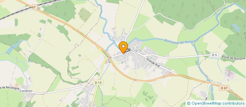 localisation de l'entreprise MADAME ANNE-LISE JEANNET  RECOLOGNE