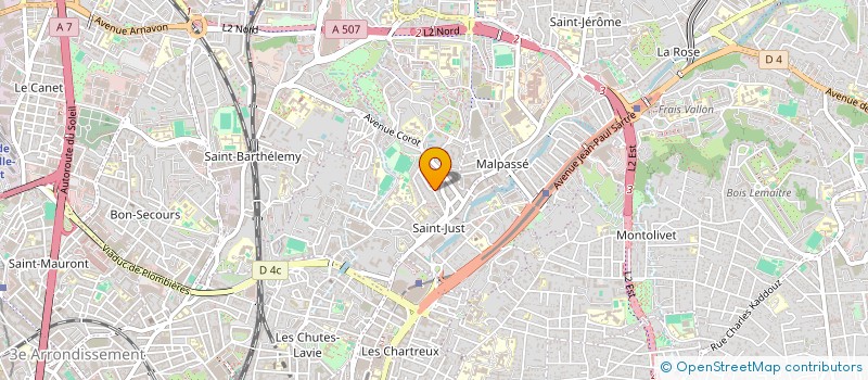 localisation de l'entreprise MADAME ANNE LISE KING  MARSEILLE