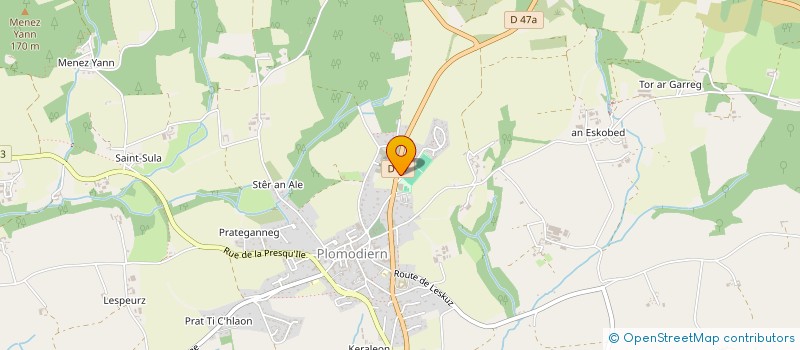 localisation de l'entreprise MADAME ANNE-LISE LABELLE  PLOMODIERN