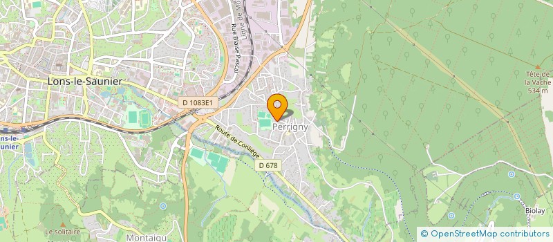 localisation de l'entreprise MADAME ANNE-LISE LAGRUE  PERRIGNY