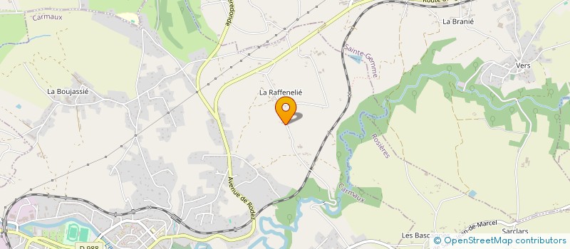 localisation de l'entreprise MADAME ANNE-LISE LANGE  ROSIERES