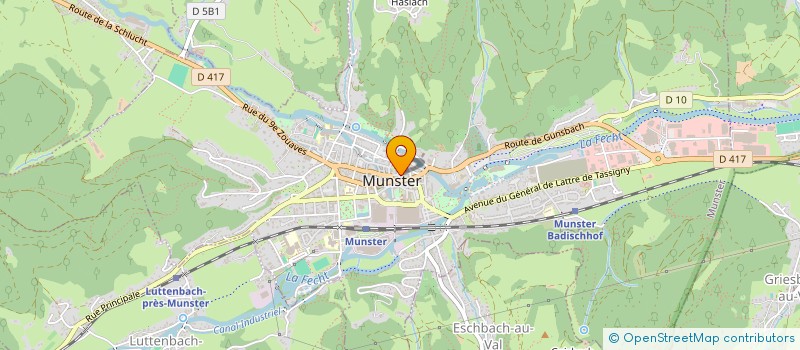 localisation de l'entreprise MADAME ANNE LISE LASSALLE  MUNSTER